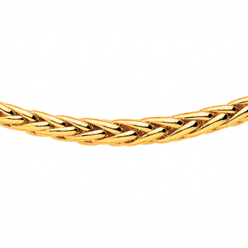 Chaine en or maille Palmier 10mm