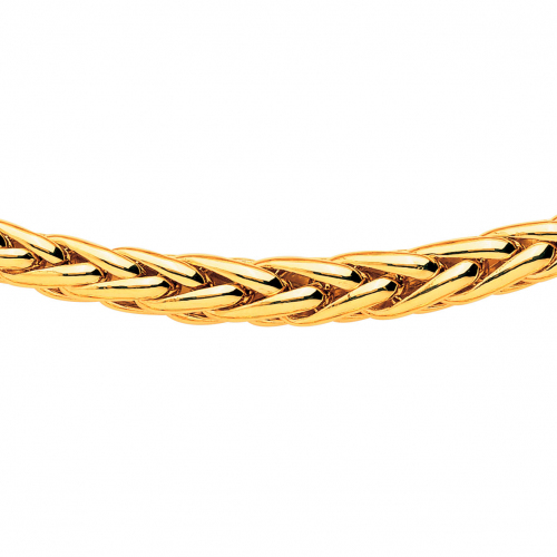 Chaine en or maille Palmier 11mm