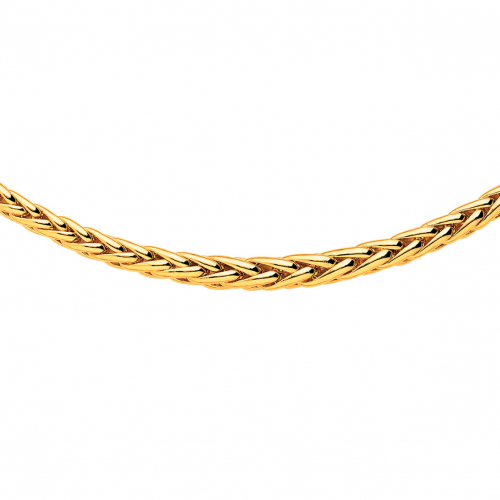 Chaine en or maille palmier 4 mm