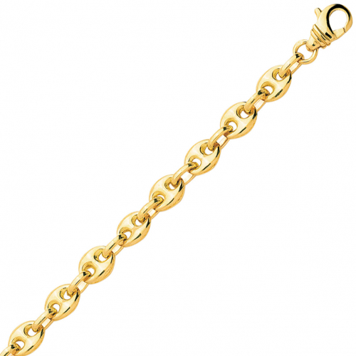 Chaine or Grain de Caf� 6 mm 
