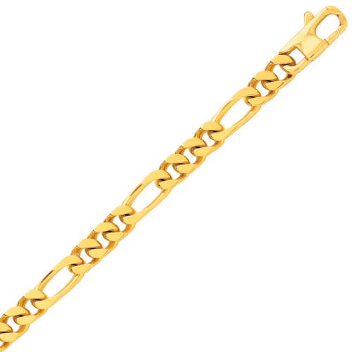 Chaine or maille altern�e 4mm