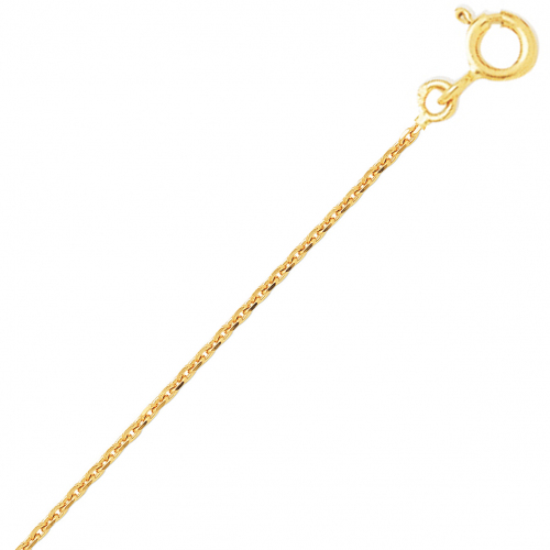 Chane or maille forat 9 carats