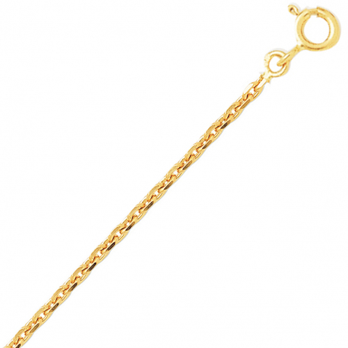 Chane or maille forat 9 carats