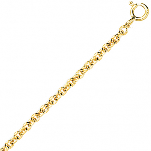Chane or maille forat ronde