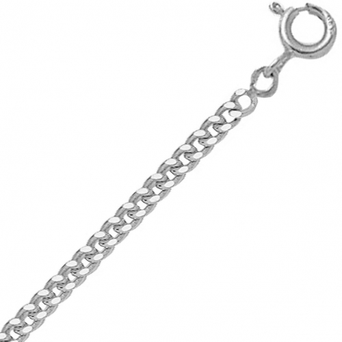 Chaine or maille gourmette 