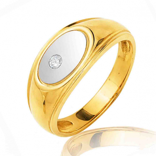 Chevali�re or et diamant
