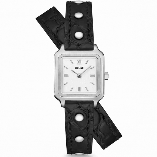 Cluse Gracieuse Mini Watch Double Leather Black