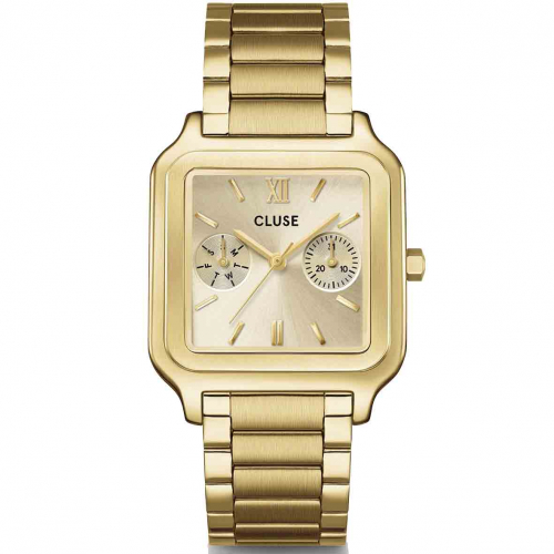 Cluse Gracieuse Multifunction Watch Steel - Full Gold Colour 