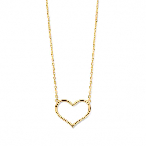 Collier Argent pendentif coeur - Naiomy