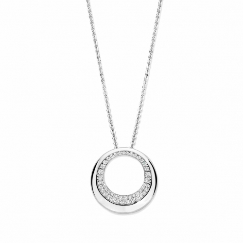 Collier Argent Serti d'oxydes  - Naiomy