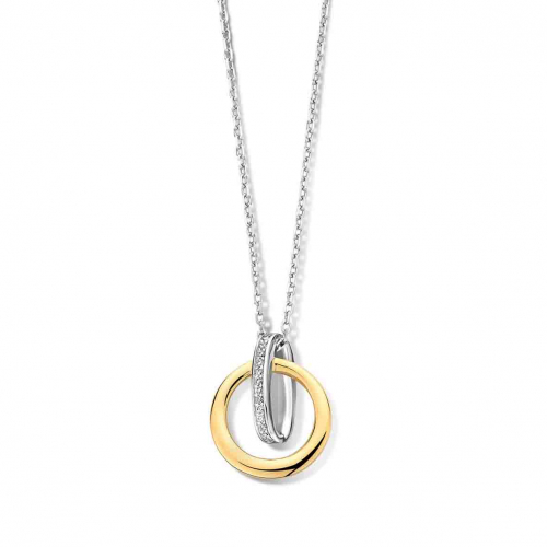 Collier Argent serti de zirconium - Naiomy