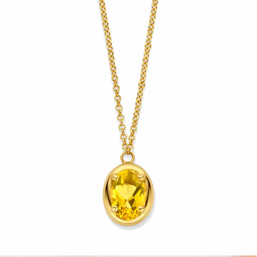 Collier Citrine jaune - One More