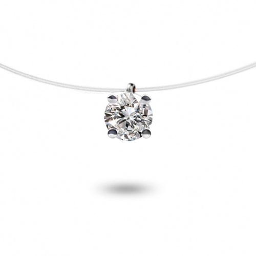 Collier diamant Nylon 0.15 ct 