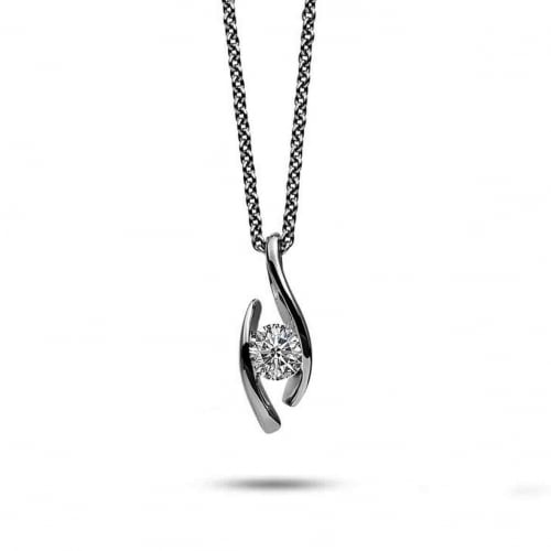 Collier Diamant Solitaire