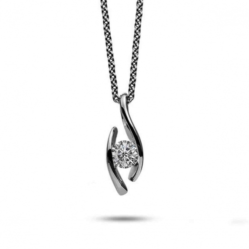 Collier Diamant Solitaire