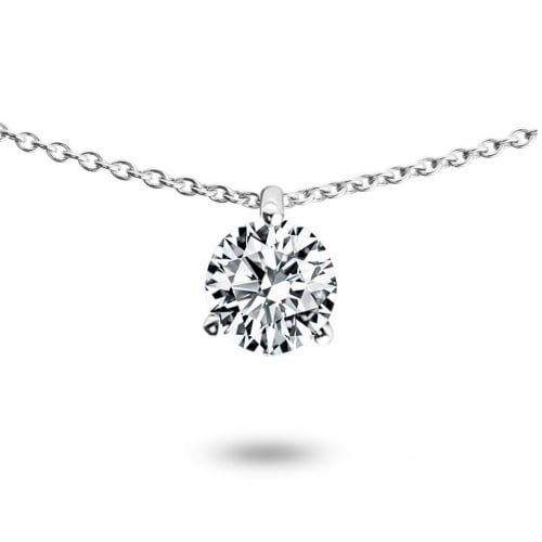 Collier diamant solitaire 0.50 ct