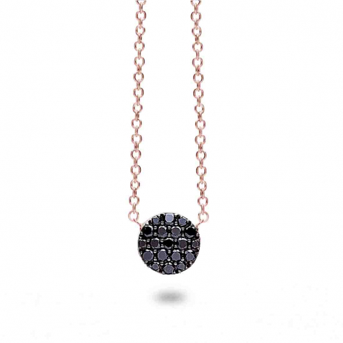 Collier diamants noirs One More