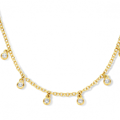 Collier Diamants serti Clos