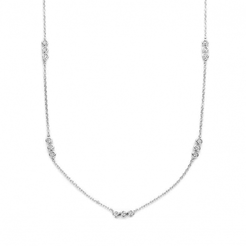 Collier en Argent et oxydes de zirconium - Naiomy