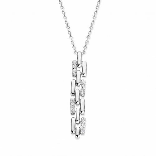  Collier en Argent Serti d'Oxydes - Naiomy 