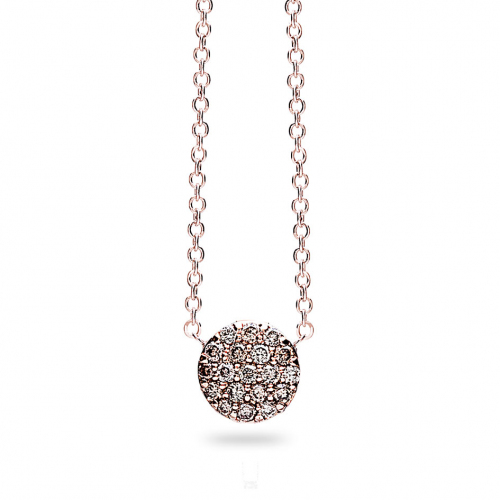 Collier One More diamants bruns