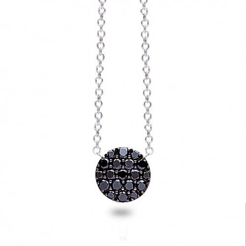 Collier One More diamants noirs
