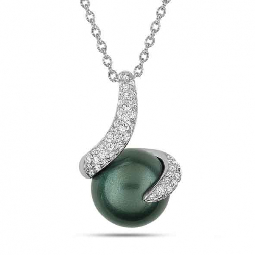 Collier Perle de Tahiti et Diamants