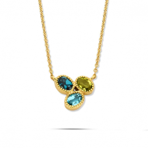 Collier Pierres Fines et diamants