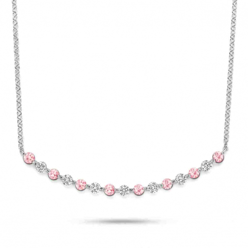 Collier Saphir rose et diamants One More