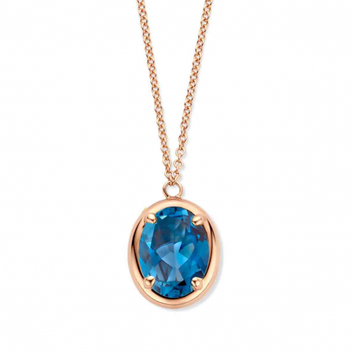 Collier topaze London Blue - One More