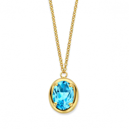 Collier topaze Swiss Blue - One More