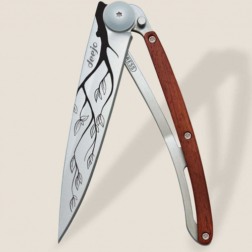 Couteau de Poche Deejo Bois corail / Arbre