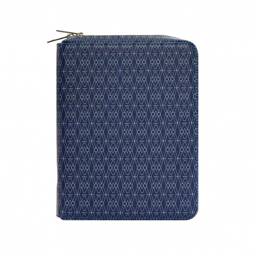 Etui de rangement iPad Wolf 1834 - Signature - Bleu
