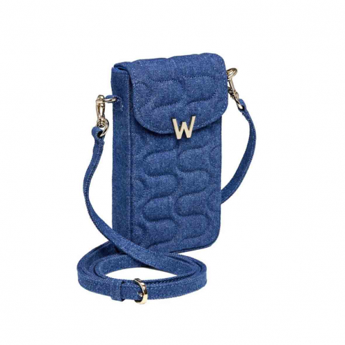 Etui pour t�l�phone Wolf 1834 - Mimi Swirl - Denim