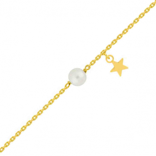 Bracelet bb Perle et toile