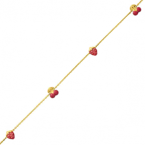 Bracelet b�b� Fraises et cerises