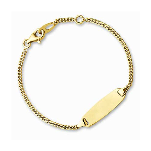 Gourmette bb Plaque Ovale Augis 