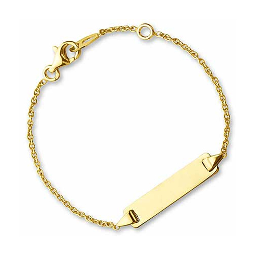 Gourmette bb Plaque Rectangulaire Augis 