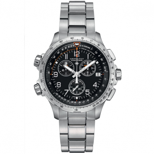 Hamilton Khaki Aviation X-Wind GMT Chrono Quartz 
