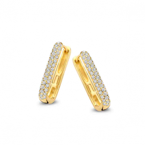 Cr�oles carr�es en plaqu� or + OZ 20*10mm-Naiomy