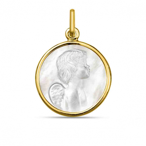 M�daille Ange nacre