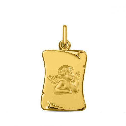M�daille Ange parchemin