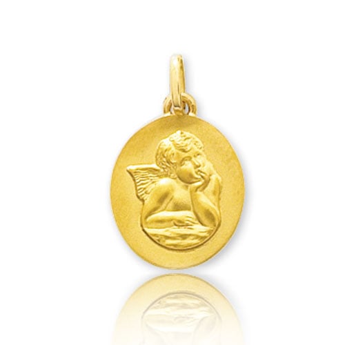Mdaille Ange ovale