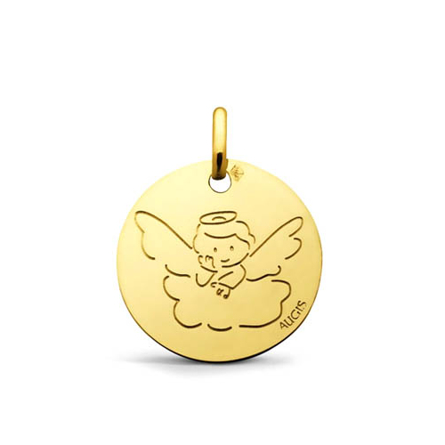 Mdaille Ange sur nuage