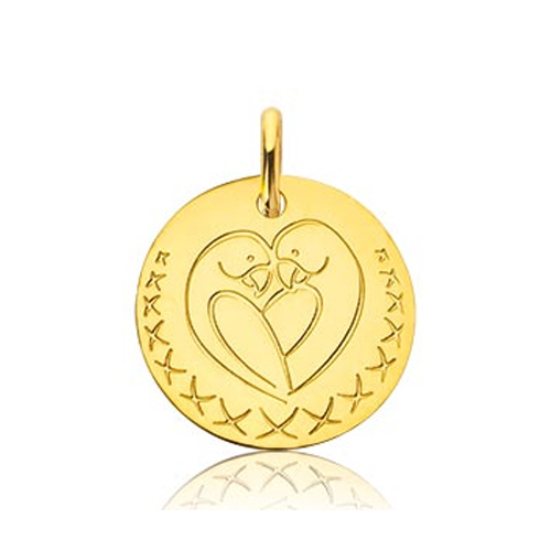 Mdaille bb Love Bird