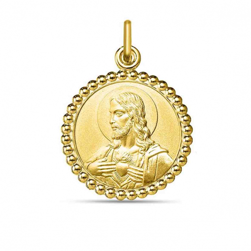 Mdaille Christ et Vierge Scapulaire 