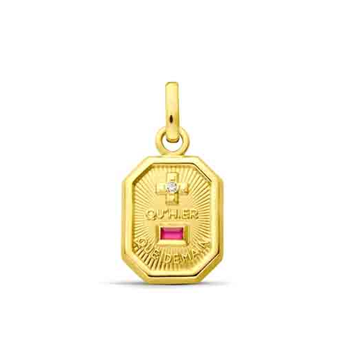 M�daille d'Amour L'Exclusive - Pierre rouge