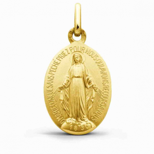 M�daille Miraculeuse Augis ovale