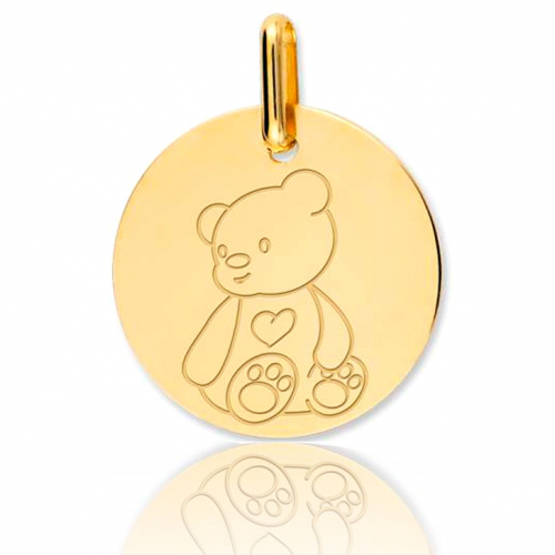 Mdaille Ourson Or
