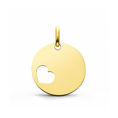 M�daille personnalisable C�ur ajour� Augis
